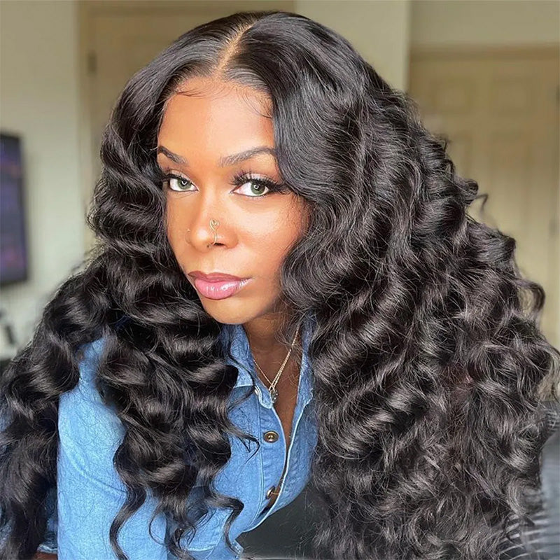 Crochet Hair  Loose Deep Crochet Human Hair for Boho Braid Styles Miracle Knots Compatible Time-Saving & Lightweight