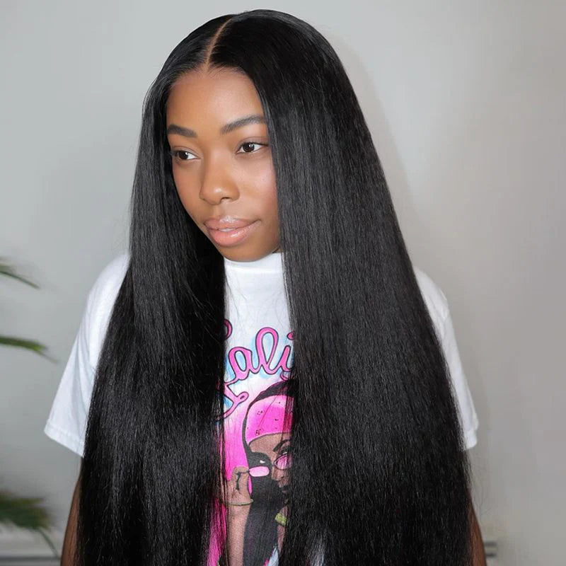 HAIR 10A Grade Kinky Straight/Yaki Straight Bundles 100% Human Virgin Hair unprocessed