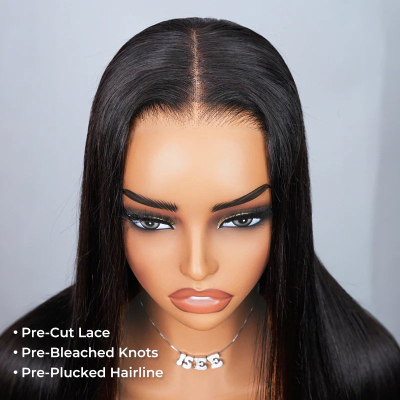 Wear Go V5  Wear Go V5 | Tiny Knots Pre Bleached Upgraded Straight Glueless HD Lace Wig