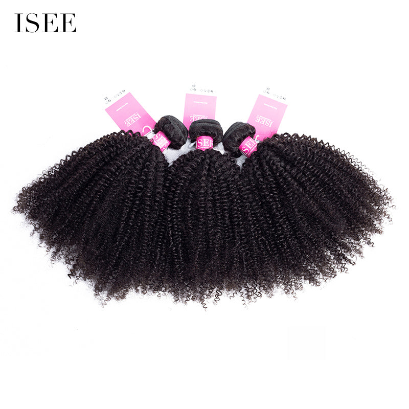 HAIR Afro Curly Bundles Deal 10A Grade 100% Human Virgin Hair