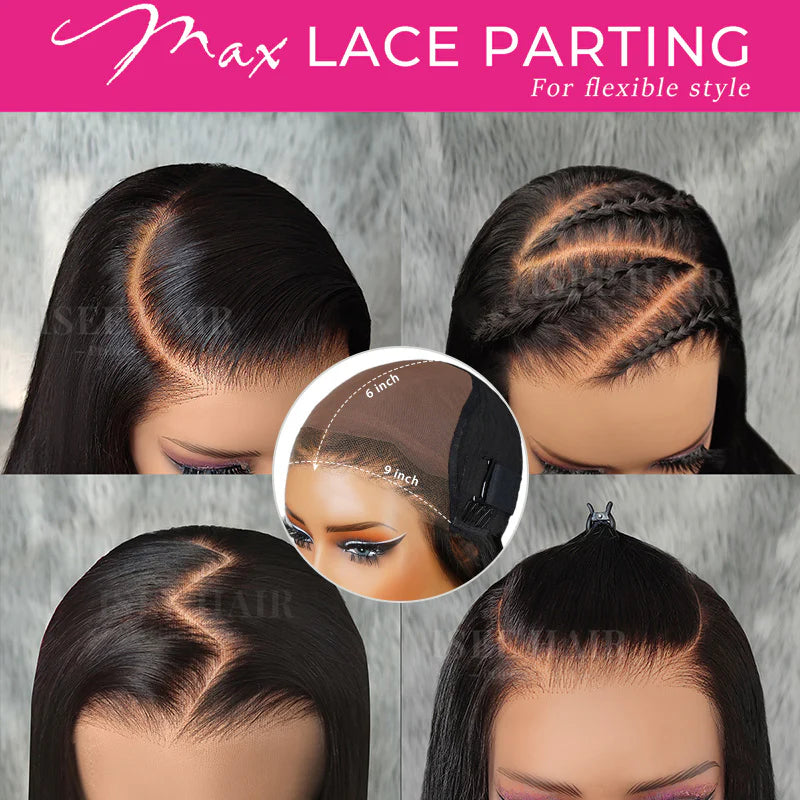 9*6 M Cap  M-Cap Deep Curly 9x6 Pre-Bleached Tiny Knots HD Lace Wear Go Glueless Wig