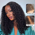 9*6 M Cap  M-Cap Wear Go Kinky Curly 9x6 Pre Bleached Tiny Knots Pre-Cut HD Lace Glueless Wig