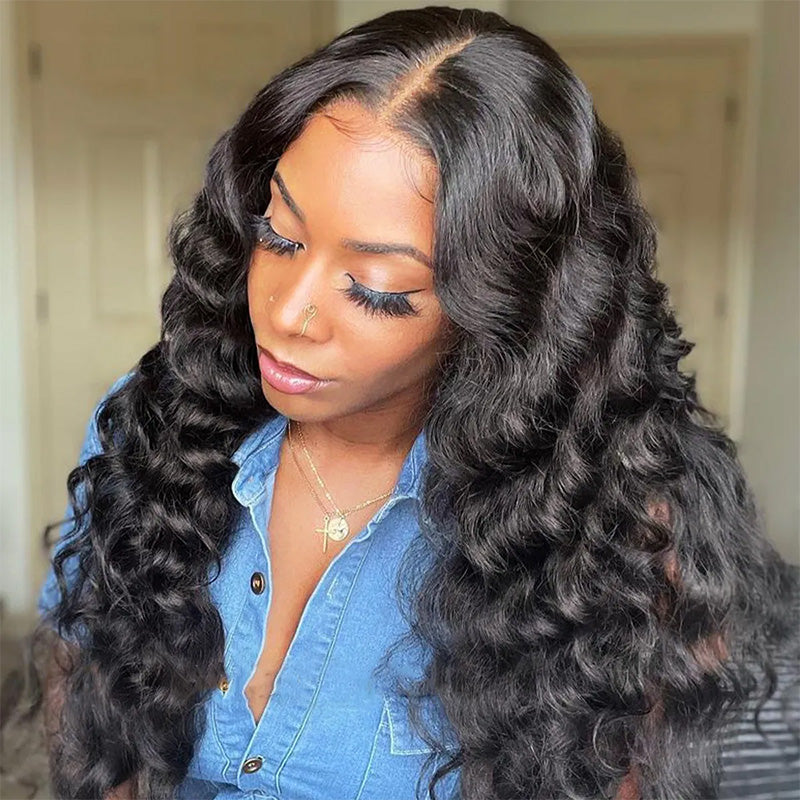 Crochet Hair  Loose Deep Crochet Human Hair for Boho Braid Styles Miracle Knots Compatible Time-Saving & Lightweight