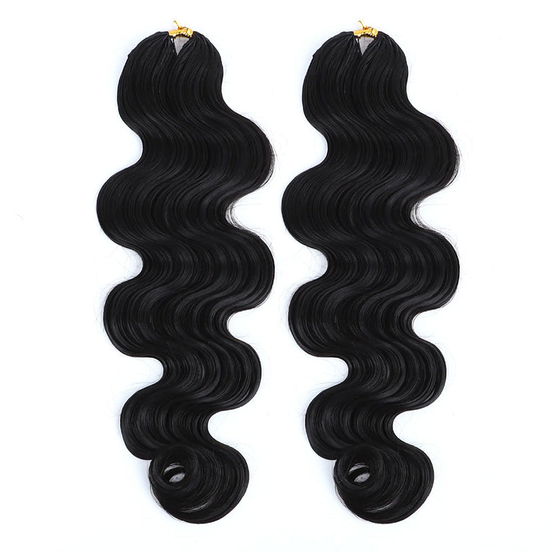 Crochet Hair  Body Wave Mermaid Braids Crochet Human Hair for Boho Braids Miracle Knots Ready Pre-Separated Time-Saving Design