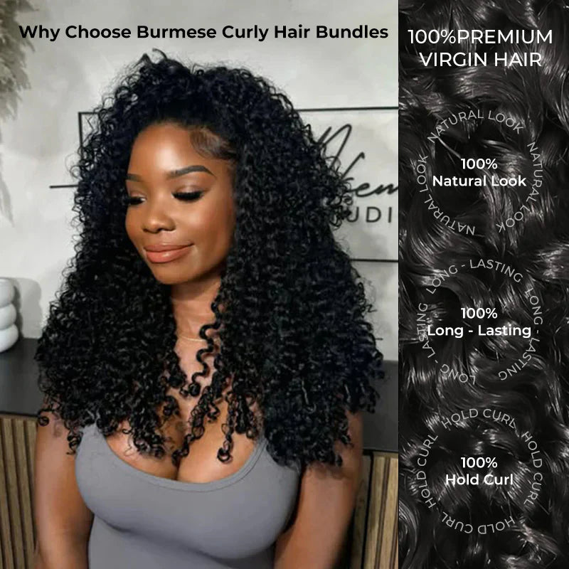 Messy Kinky Curly  New In Messy Kinky Curly Human Hair Bundles Deal