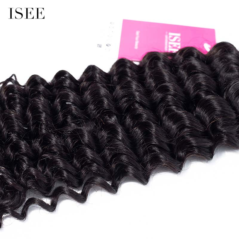 HAIR Deep Curly Bundles Deal 10A Grade 100% Human Virgin Hair unprocessed