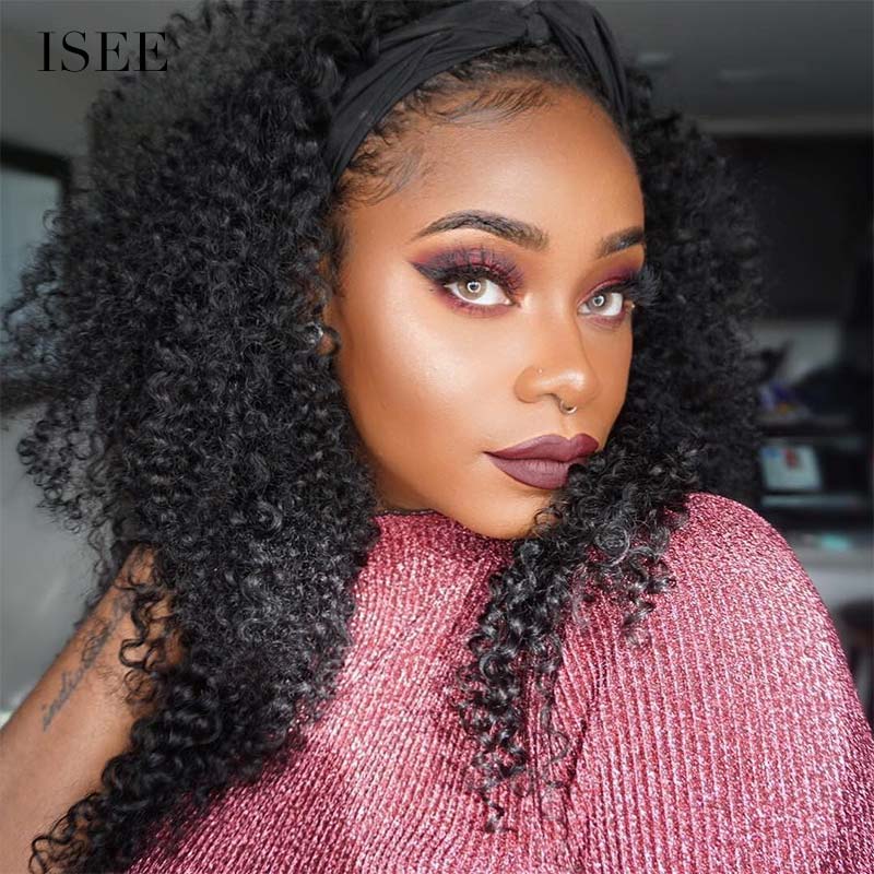 Hot  HAIR Kinky Curly Bundles Deal Soft Bouncy Curly Hair Weaves