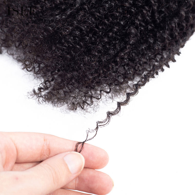 HAIR Afro Curly Bundles Deal 10A Grade 100% Human Virgin Hair