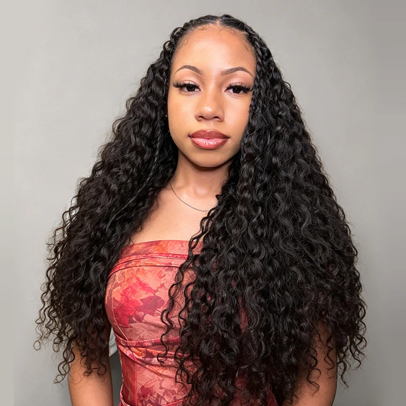 Burmese Curly  Burmese Curly Crochet Human Hair, Designed for Miracle Knots Boho Braids Plush Texture Time-Saving Wear