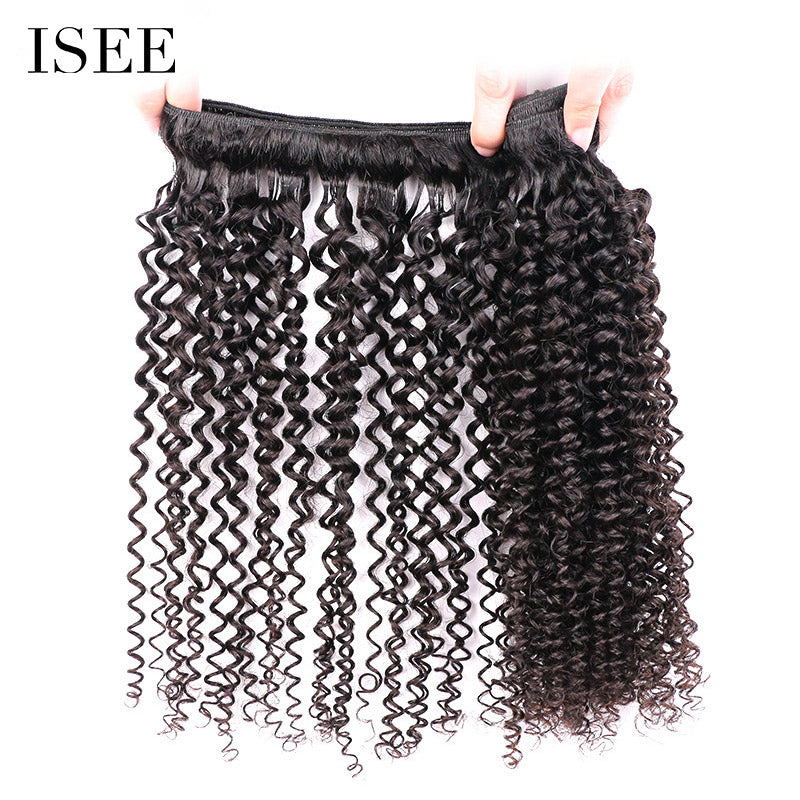 Hot  HAIR Kinky Curly Bundles Deal Soft Bouncy Curly Hair Weaves