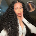 9*6 M Cap  M-Cap Deep Curly 9x6 Pre-Bleached Tiny Knots HD Lace Wear Go Glueless Wig