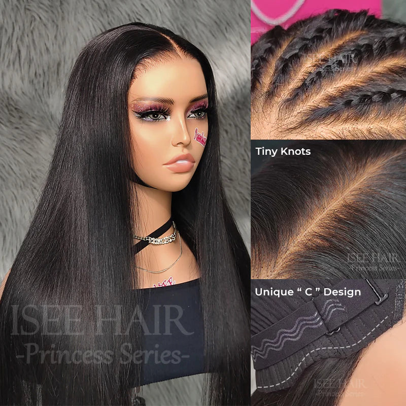 Wear Go V5  Wear Go V5 | Tiny Knots Pre Bleached Upgraded Straight Glueless HD Lace Wig