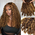 Burmese Curly Bundle  Highlight Burmese Curly Human Hair Bundles