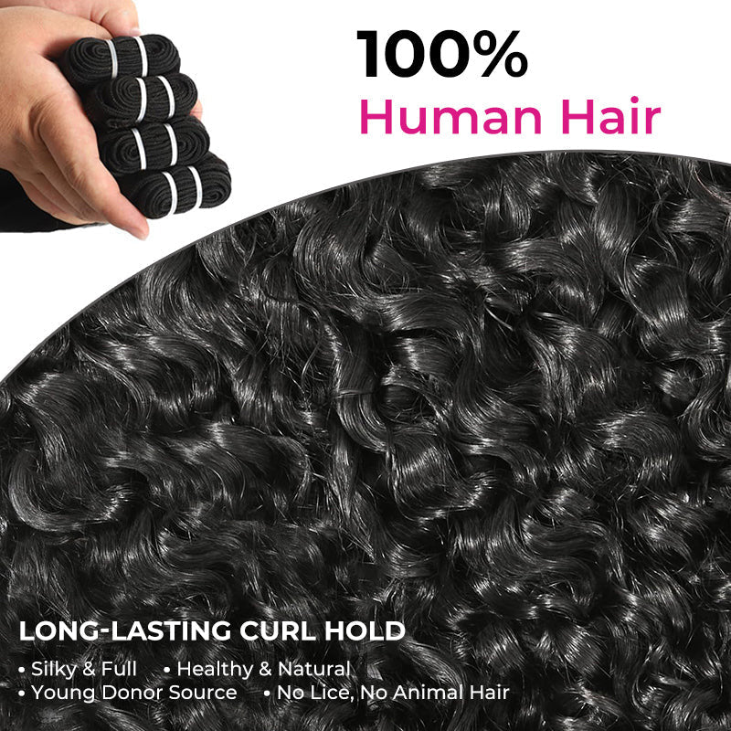 Burmese Curly Bundle  Burmese Curly Human Hair Bundles Deal