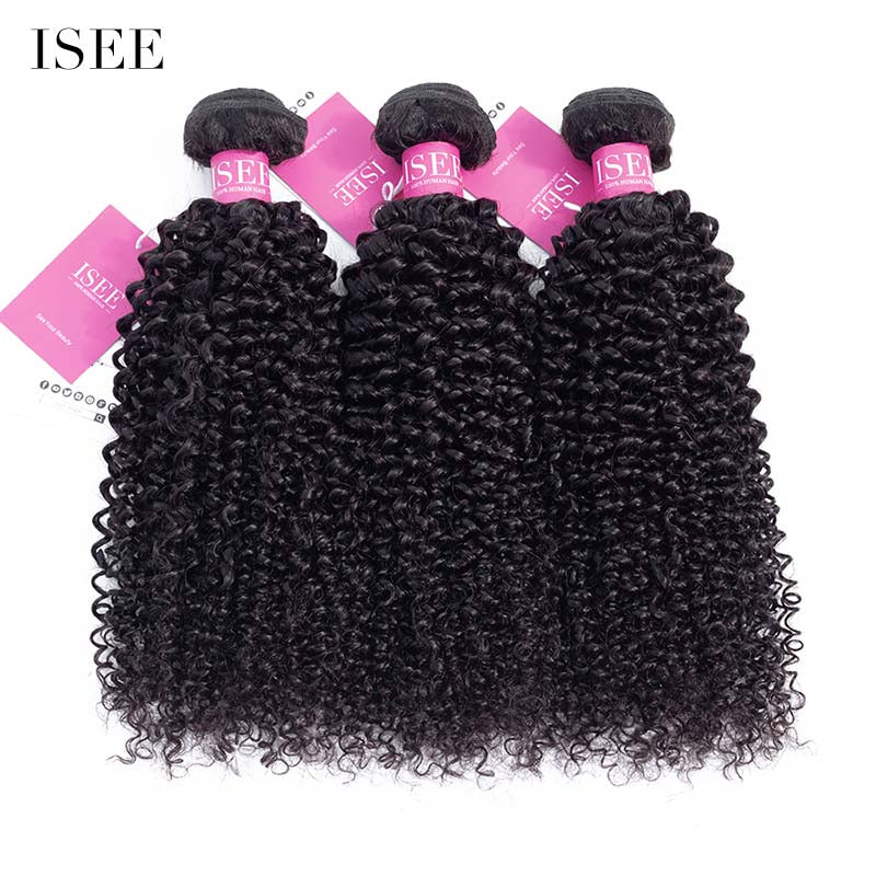 Hot  HAIR Kinky Curly Bundles Deal Soft Bouncy Curly Hair Weaves
