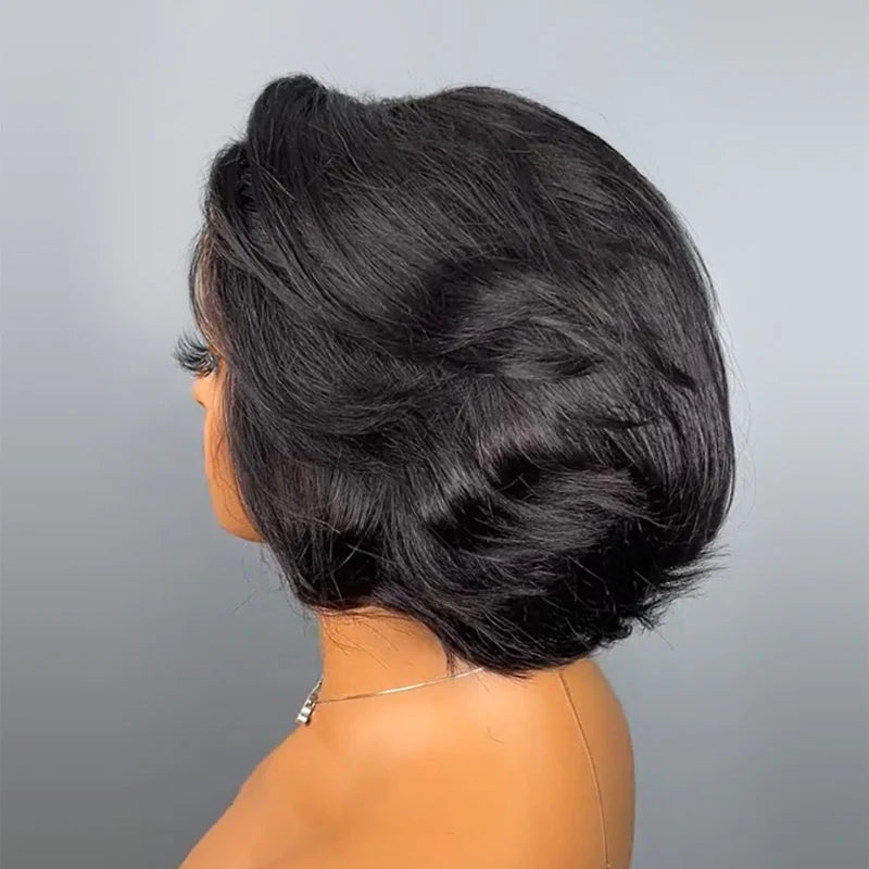 Wear Go Blow Out Straight Bob 7x5 Transparent Lace Glueless Wig Pre-Bleached Tiny Knots