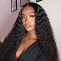 Bleached Knots Water Wave HD Lace Front Wig With Preplucked Natural Hairline