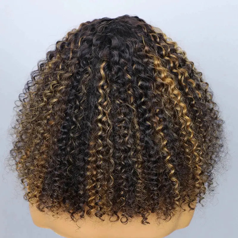 HAIR 250% Water Wave Wear & Go Half Wig, Glueless Human Hair