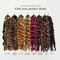 Pop Color Set  Pro-Mix 3-Bundle Deal 20-inch Burmese Curly Feather Crochet Human Hair | Create Your Own Color Combo for Boho Braids