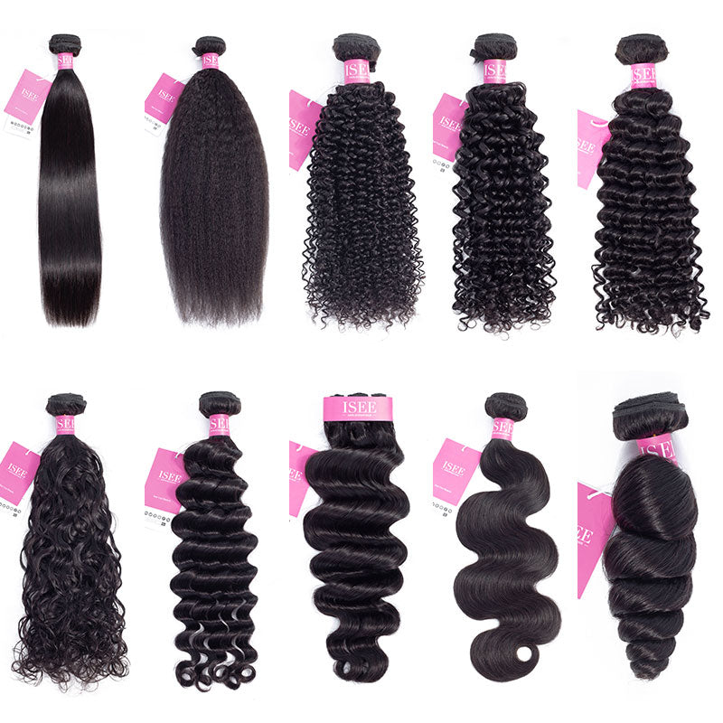 All Textures  HAIR 1 Bundles Deal for All Hair Textures 10A Grade 100% Human Virgin Hair unprocessed Human Hair 1 Bundle Deal
