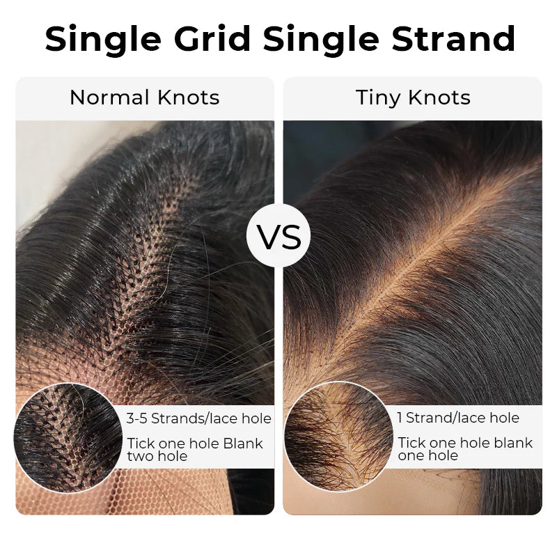 Wear Go V5  Wear Go V5 | Tiny Knots Pre Bleached Upgraded Kinky Curly Pre Cut HD Lace Glueless Wig