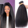 HAIR 10A Grade Kinky Straight/Yaki Straight Bundles 100% Human Virgin Hair unprocessed
