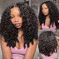 Burmese Curly  M-Cap 9x6 Burmese Curly Wear Go Glueless 250% Density Drawstring Wig Pre-Cut Lace Beginner Friendly