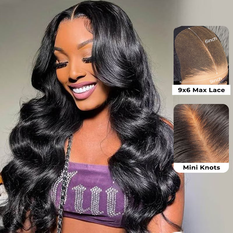 9*6 M Cap  M-Cap Body Wave 9x6 Wear Go Glueless Wig Pre Bleached Tiny Knots HD Lace Wig