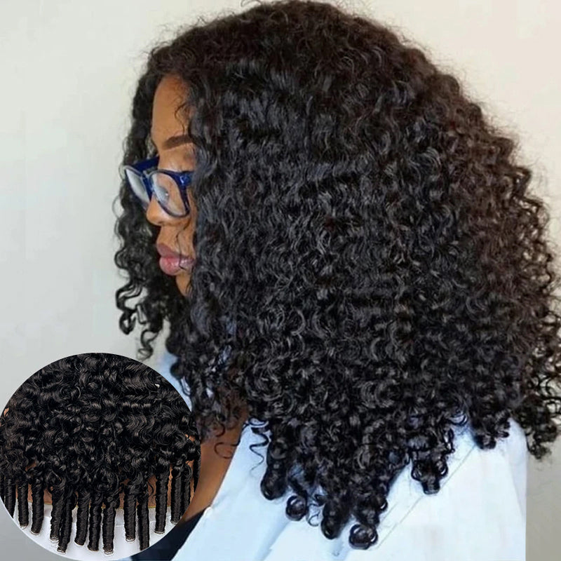 Full 13x6  13x6 Wear Go Burmese Curly Glueless Wig HD Lace Front Wig Real Ear To Ear With Invisi Draw-string Wig