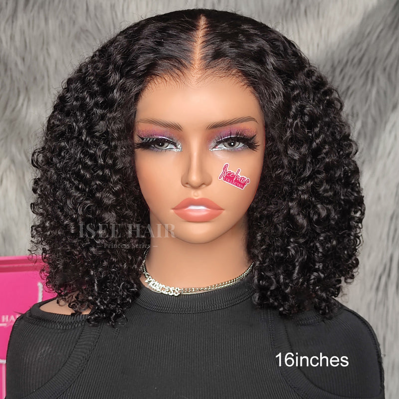 9*6 M Cap  M-Cap Wear Go Kinky Curly 9x6 Pre Bleached Tiny Knots Pre-Cut HD Lace Glueless Wig