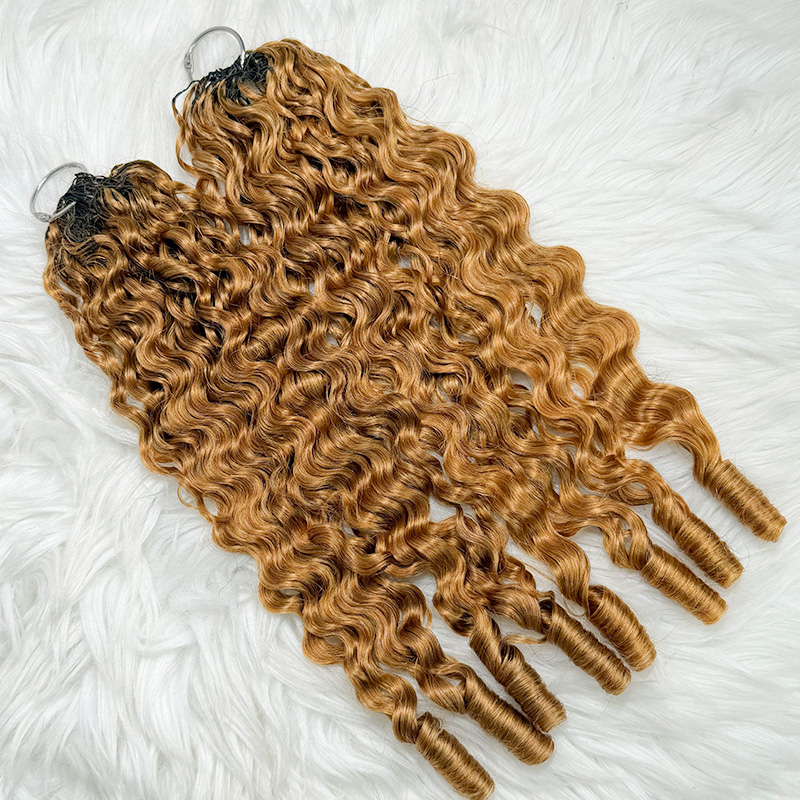 Pop Color Set  Pro-Mix 3-Bundle Deal 20-inch Burmese Curly Feather Crochet Human Hair | Create Your Own Color Combo for Boho Braids