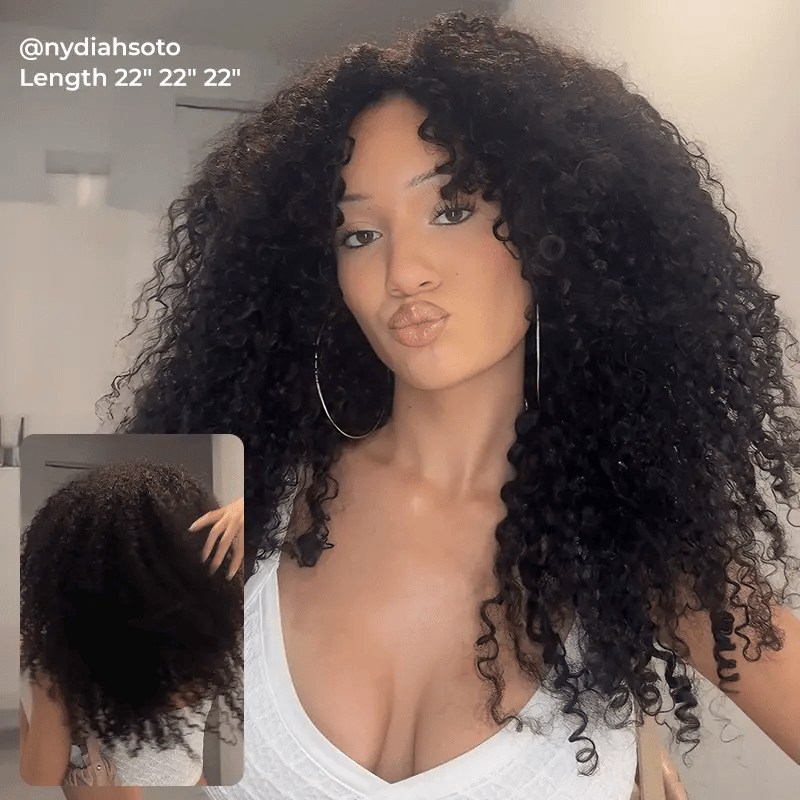 Messy Kinky Curly  New In Messy Kinky Curly Human Hair Bundles Deal