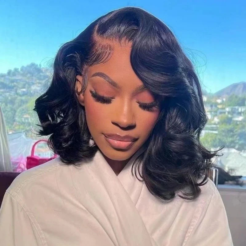 Undetectable HD Lace Short Bob Body Wave Human Hair Wigs |  HAIR