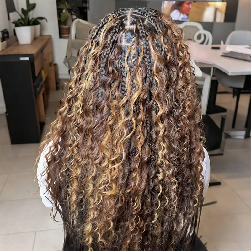 Pop Color Set  Pro-Mix 3-Bundle Deal 20-inch Burmese Curly Feather Crochet Human Hair | Create Your Own Color Combo for Boho Braids