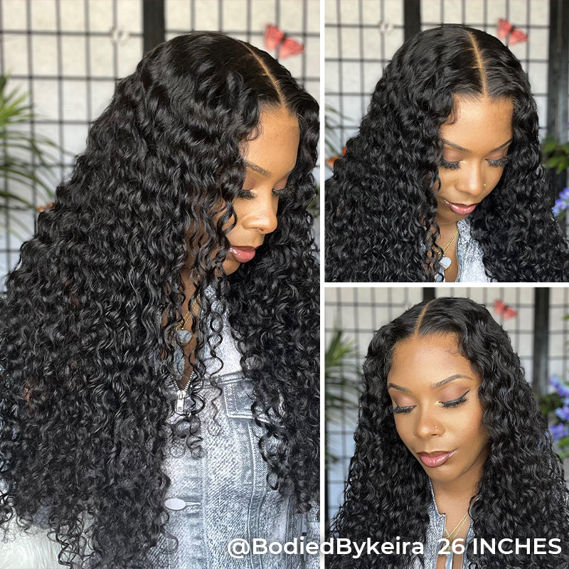 9*6 M Cap  M-Cap Wear Go Water Wave 9x6 Pre-Bleached Tiny Knots Pre-Plucked HD Lace Glueless Wig