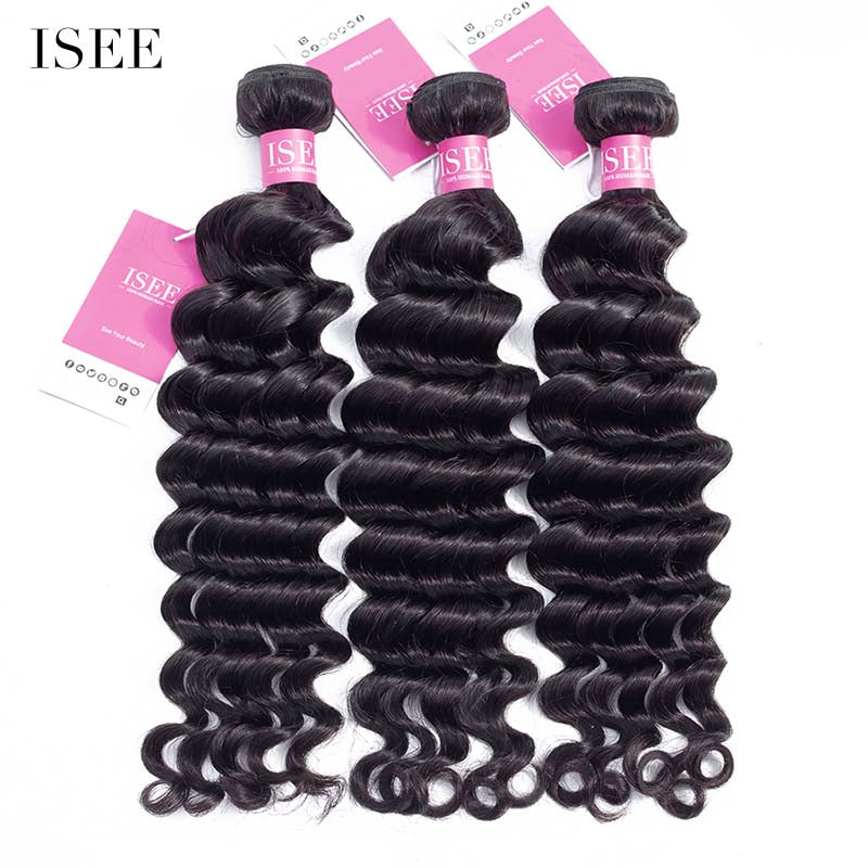 HAIR Loose Deep Bundles Deal 10A Grade 100% Human Virgin Hair unprocessed