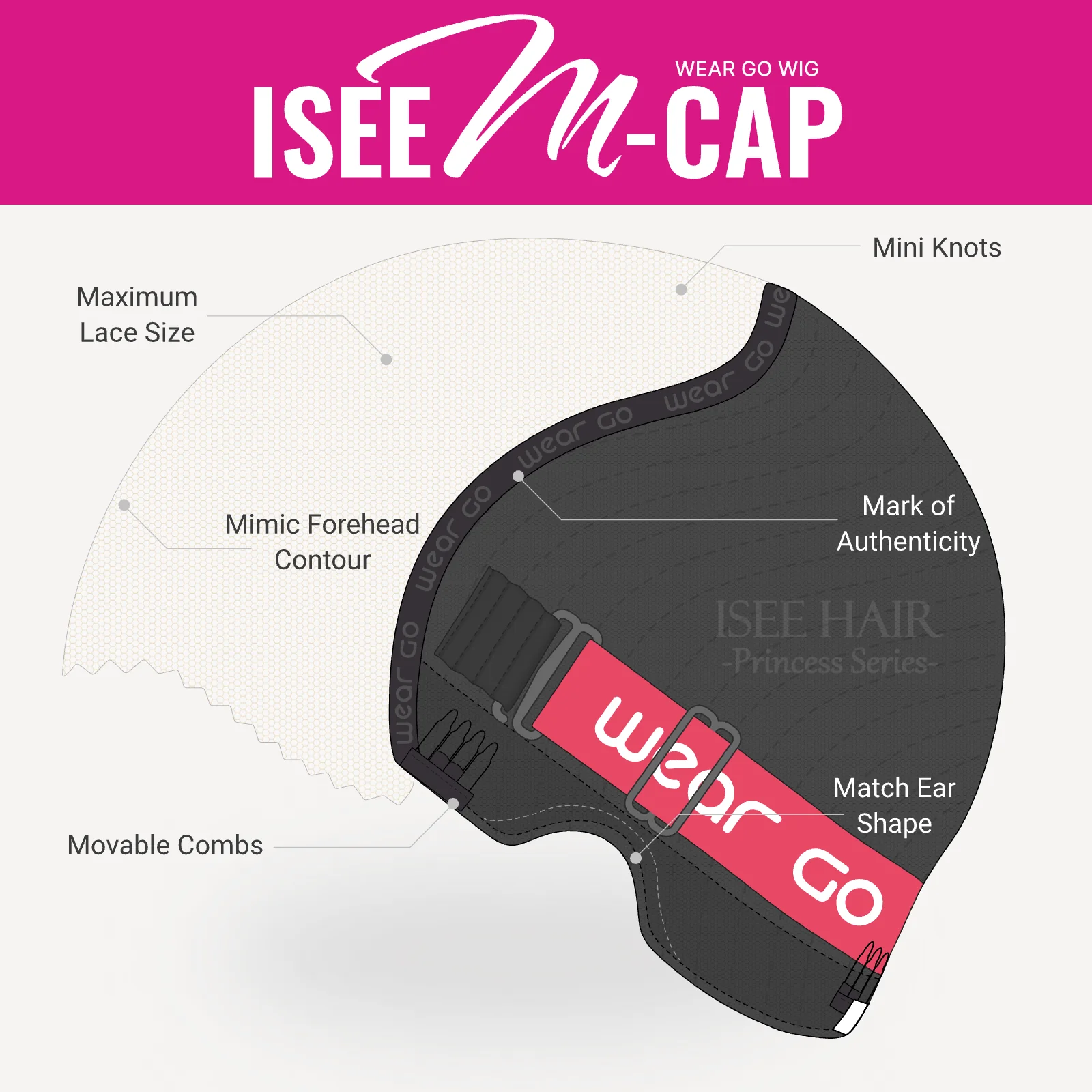 9x6 M Cap  New In Honey Brown Kinky Curly 9x6 M-Cap Wear & Go InvisiFit Strap Glueless Wig