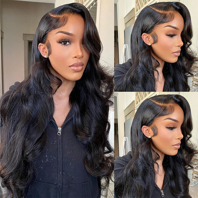HAIR Body Wave Lace Front Wig Pre Plucked Human Hair Wigs