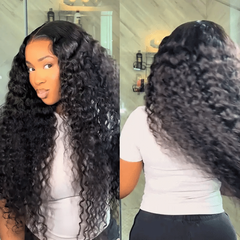 9*6 M Cap  M-Cap Wear Go Water Wave 9x6 Pre-Bleached Tiny Knots Pre-Plucked HD Lace Glueless Wig