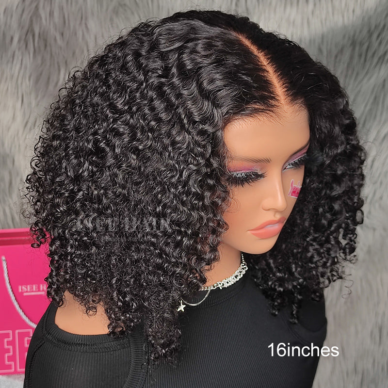 9*6 M Cap  M-Cap Wear Go Kinky Curly 9x6 Pre Bleached Tiny Knots Pre-Cut HD Lace Glueless Wig