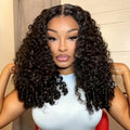 Burmese Curly  Burmese Curly Human Hair Wear Go 7x5 HD Lace Wig InvisiFit Strap Glueless Wig for Beginners