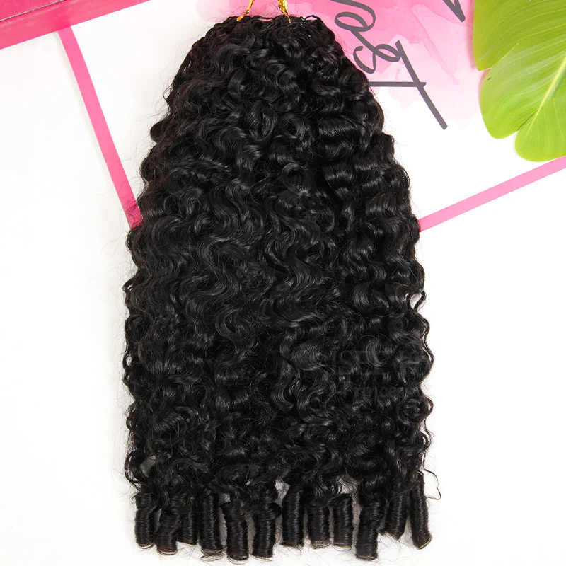 Pop Color Set  Pro-Mix 3-Bundle Deal 20-inch Burmese Curly Feather Crochet Human Hair | Create Your Own Color Combo for Boho Braids