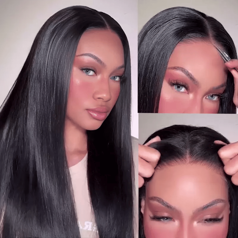 Wear Go V5  Wear Go V5 | Tiny Knots Pre Bleached Upgraded Straight Glueless HD Lace Wig